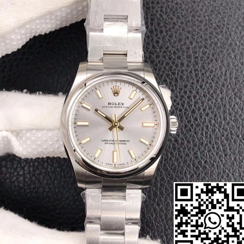 Silver Dial M277200-0001 31MM Factory Rolex Perpetual Oyster EW 0316